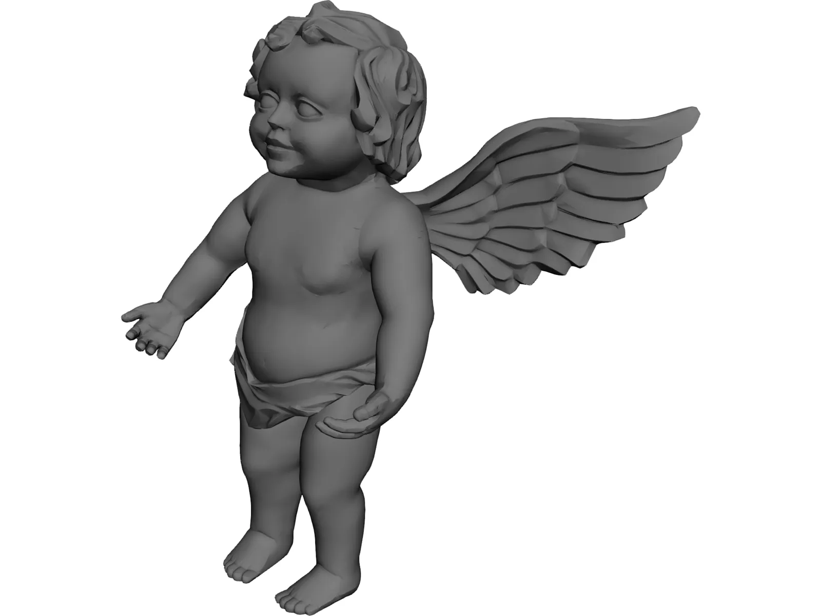 Cherub 3D Model main preview
