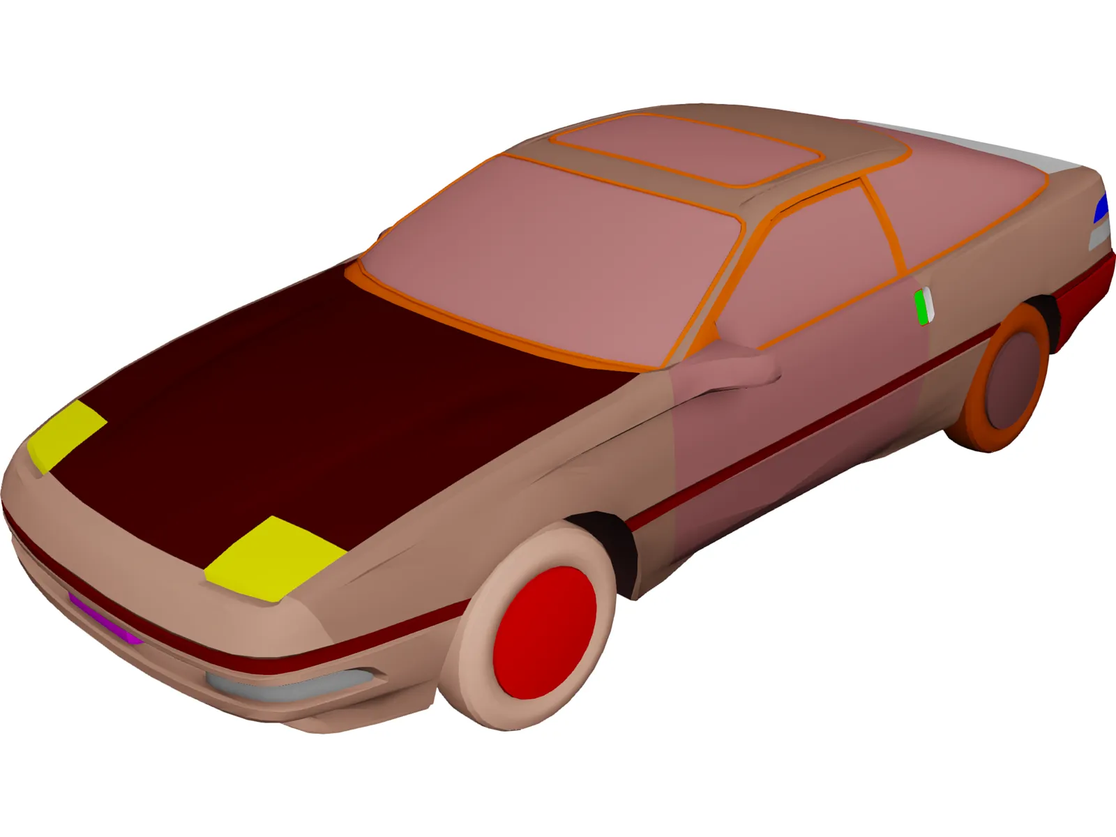 Ford Probe (1989) 3D Model main preview
