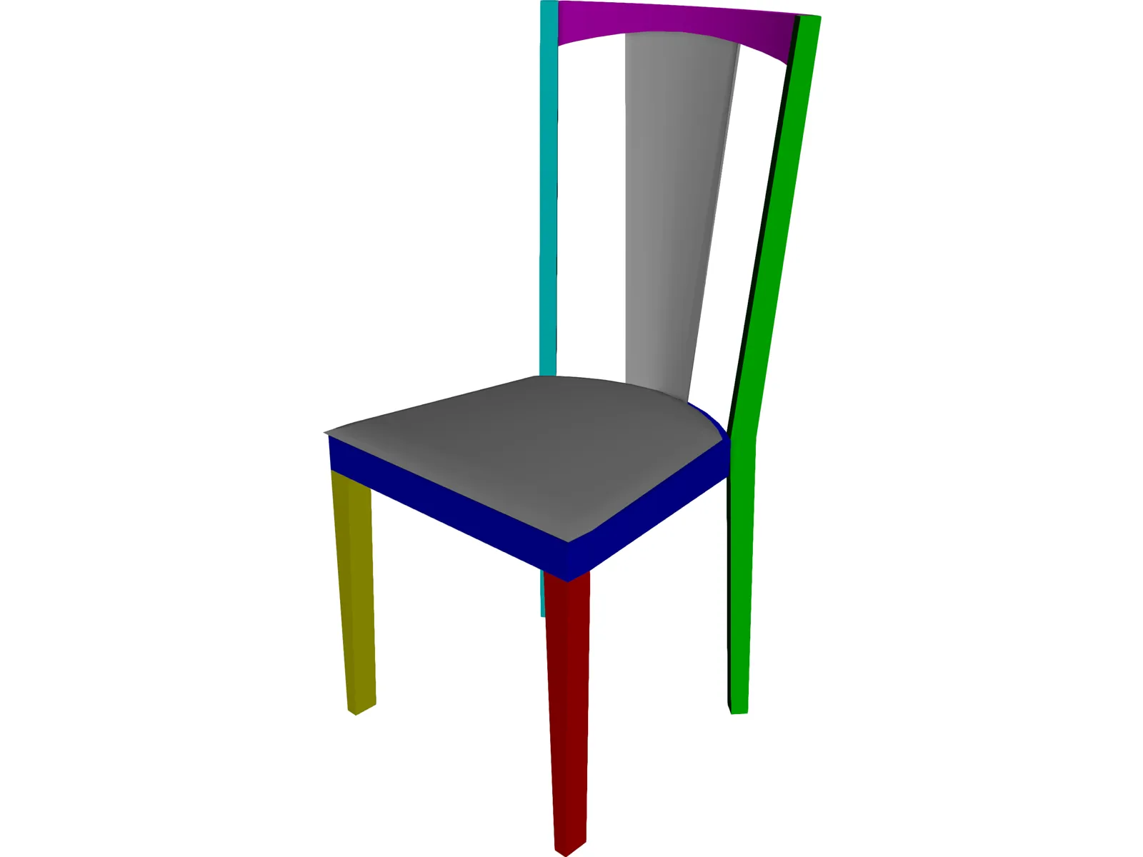 Chair 3D Model main preview