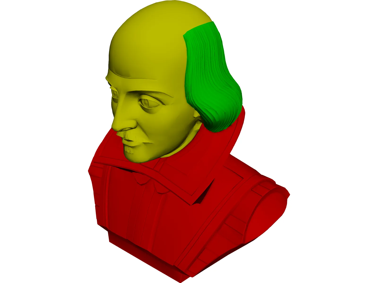 William Shakespeare 3D Model main preview