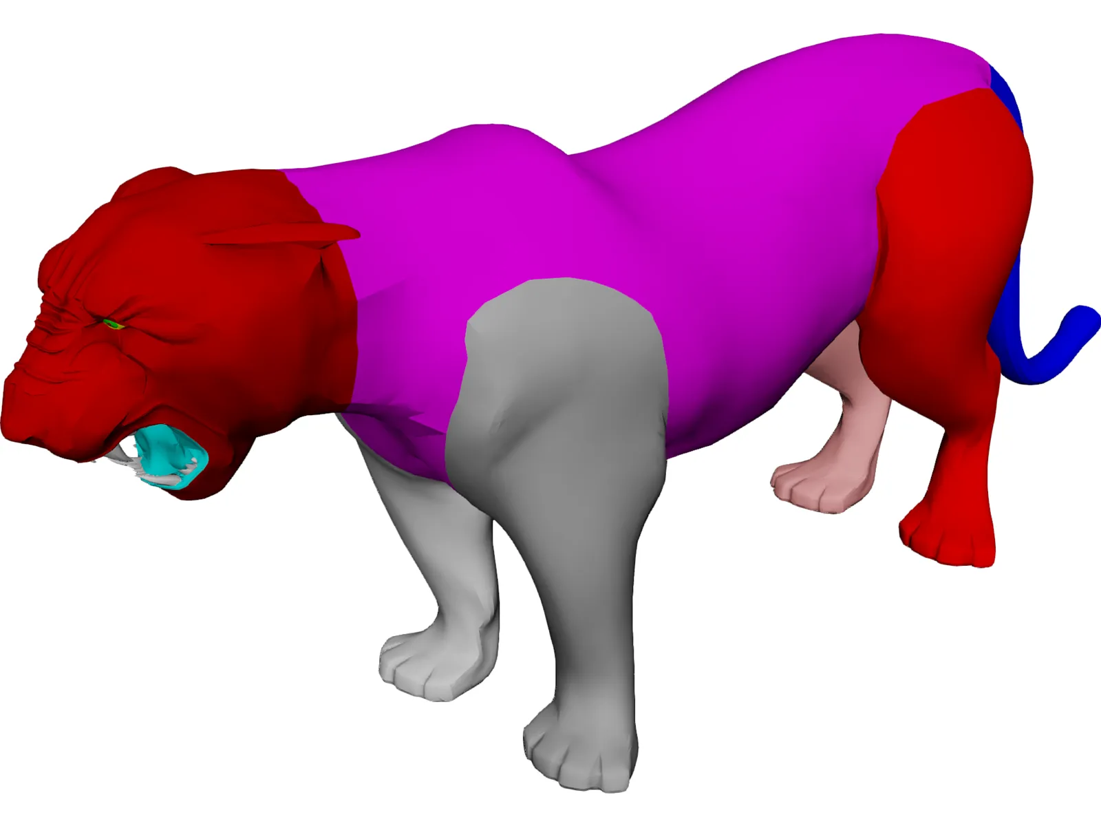 Panther 3D Model main preview