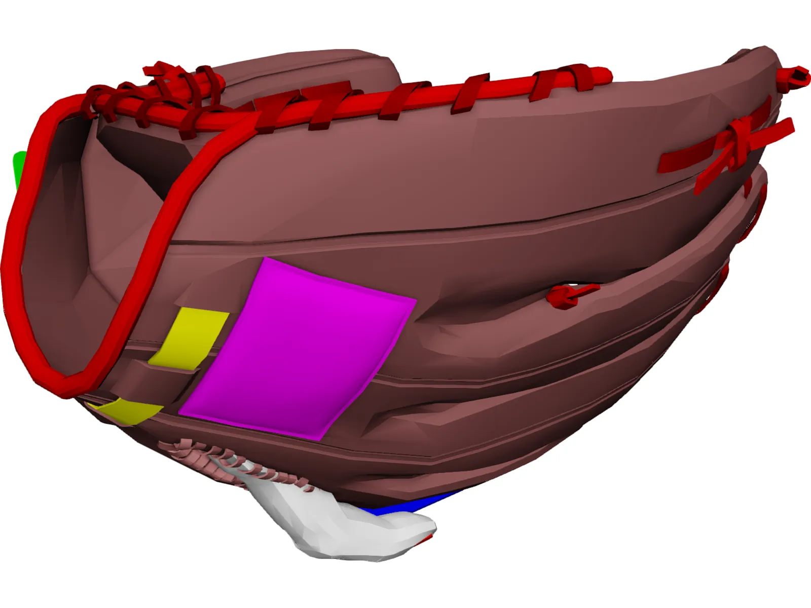 Baseball Glove 3D Model main preview