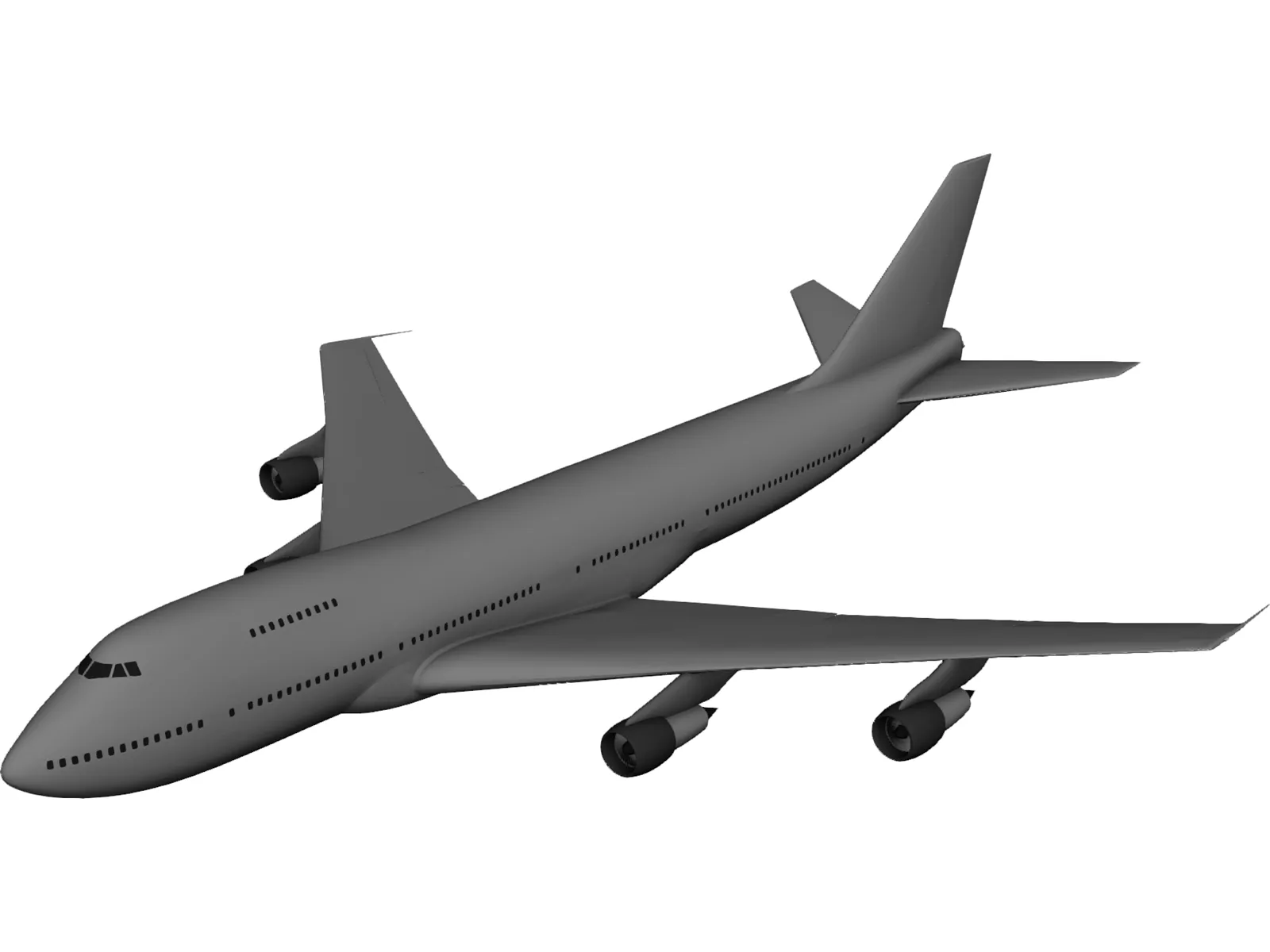 Boeing 747 3D Model main preview