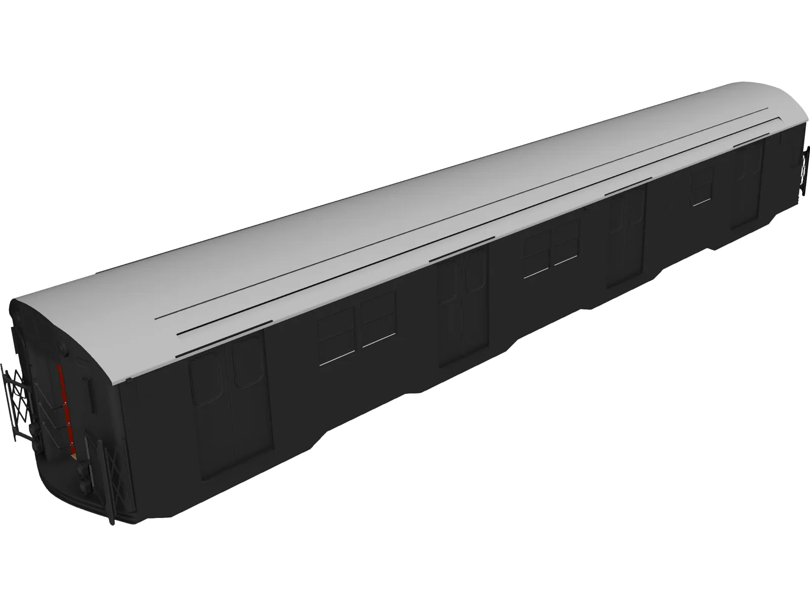 Subway Car [+Interior] 3D Model main preview