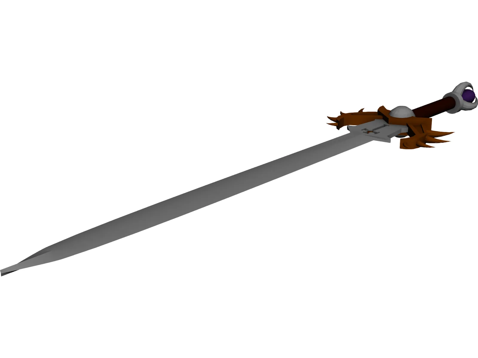 Sword 3D Model main preview