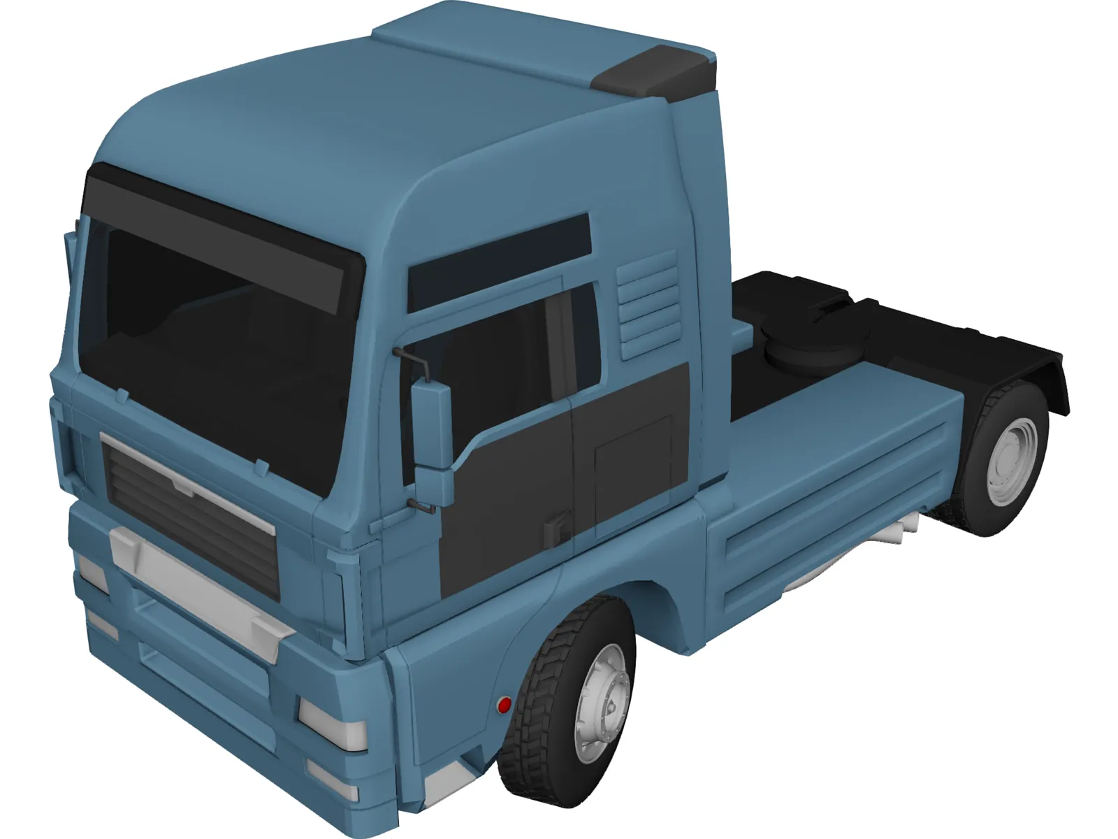 MAN TGA 3D Model main preview