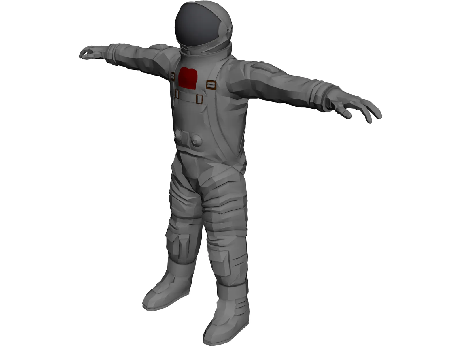 Astronaut 3D Model main preview