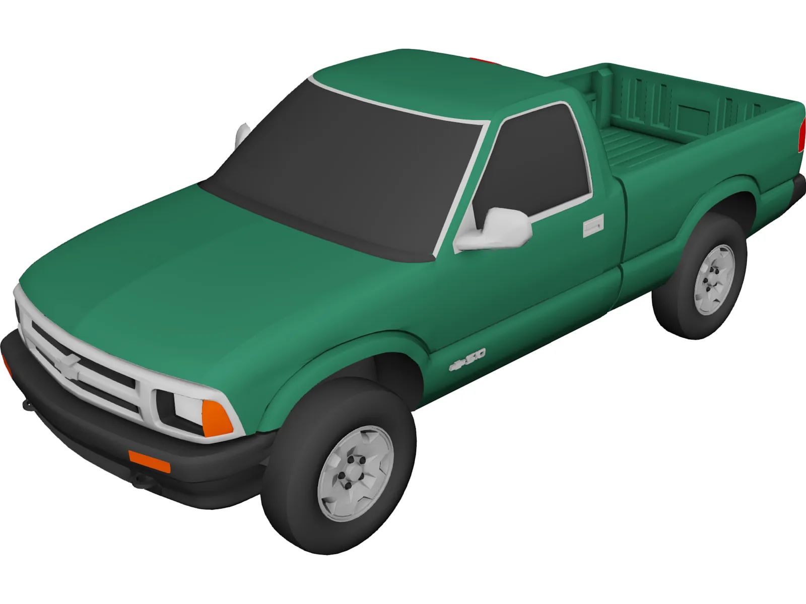Chevrolet S10 Pickup (1994) 3D Model main preview