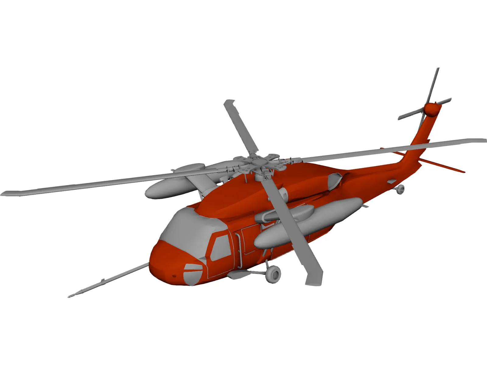 Sikorsky UH-60 Black Hawk 3D Model main preview