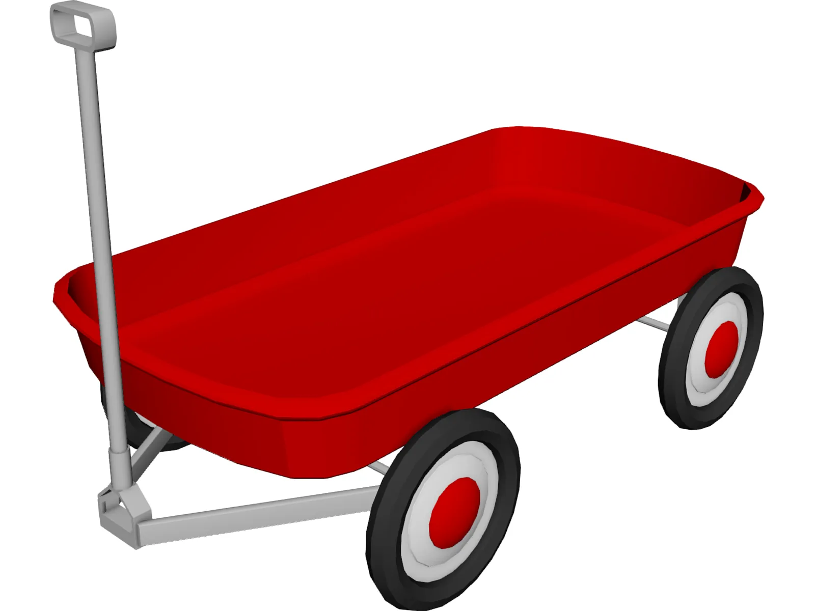 Wagon 3D Model main preview