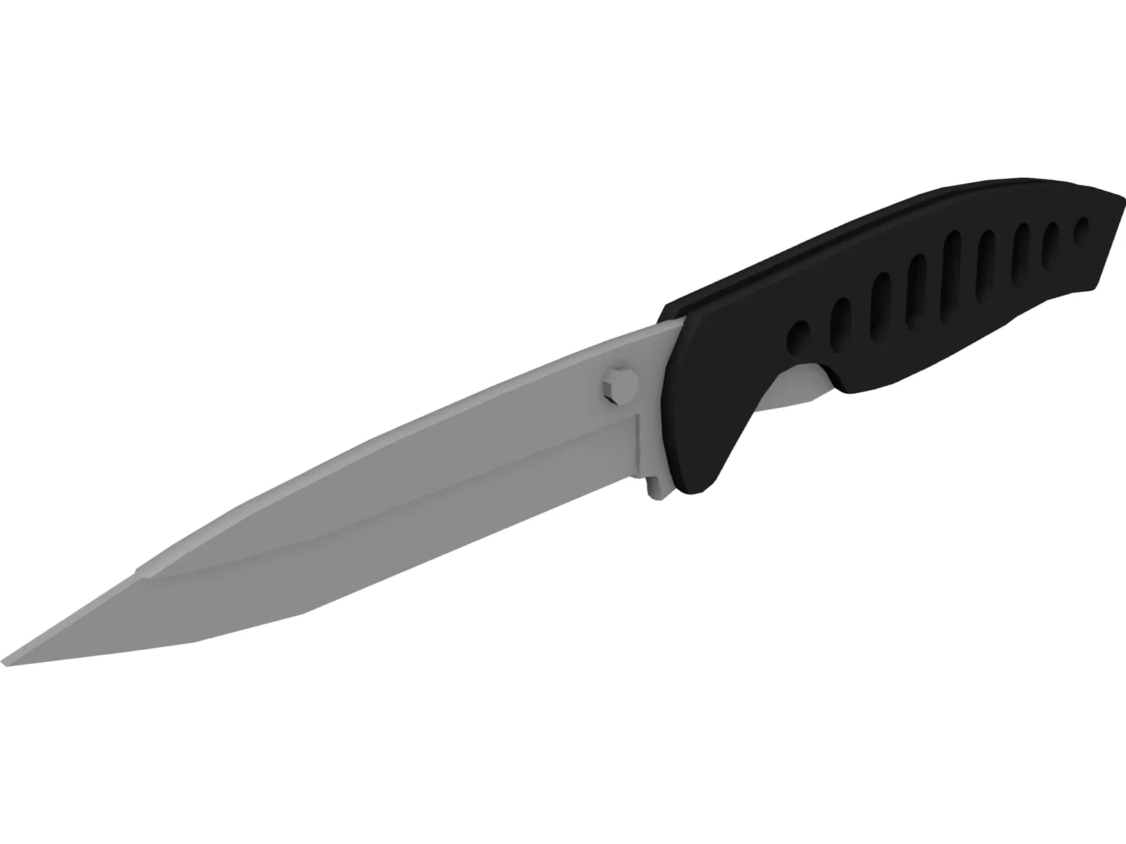 Knife 3D Model main preview