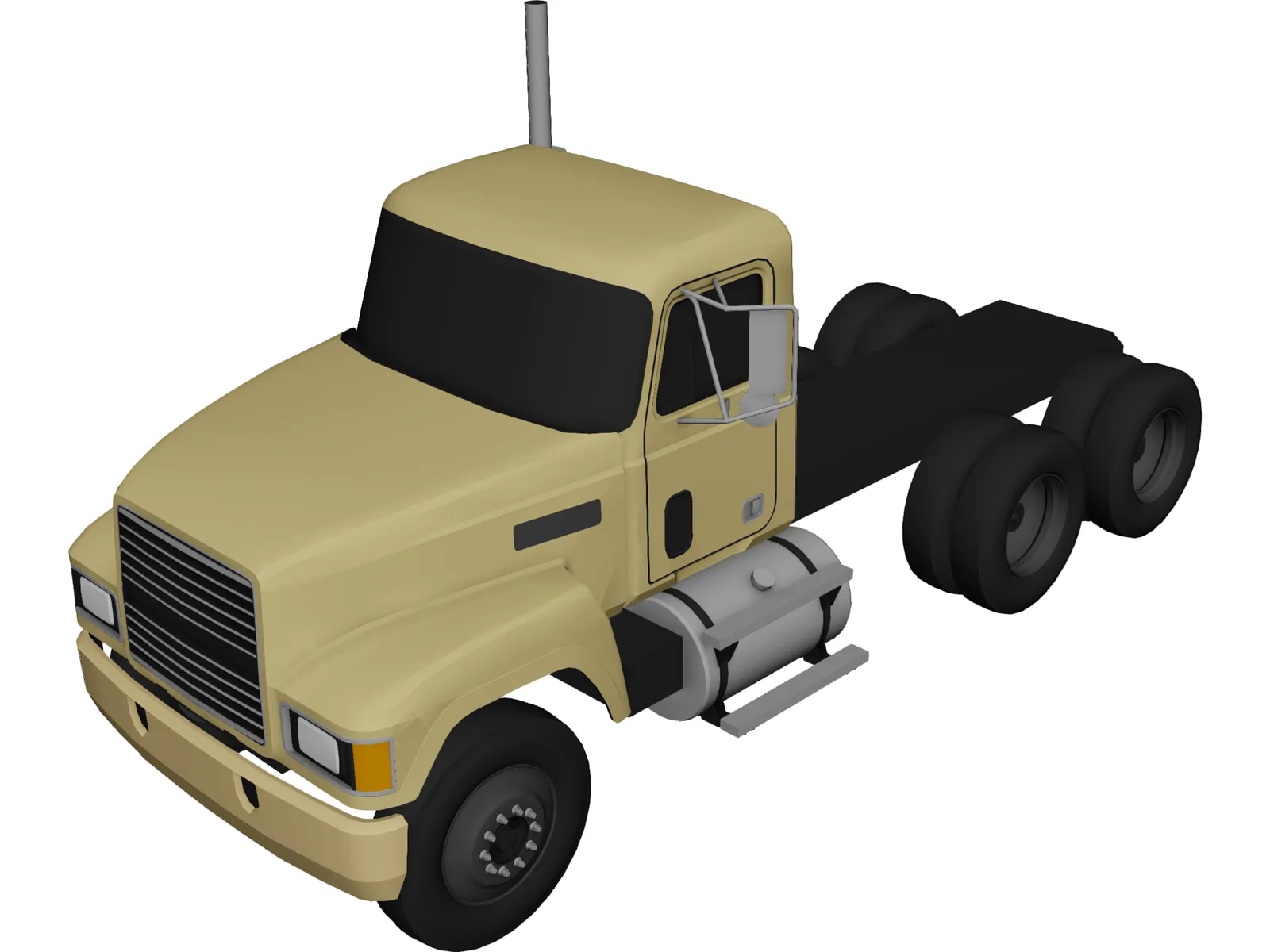 Mack CH613 (1993) 3D Model main preview