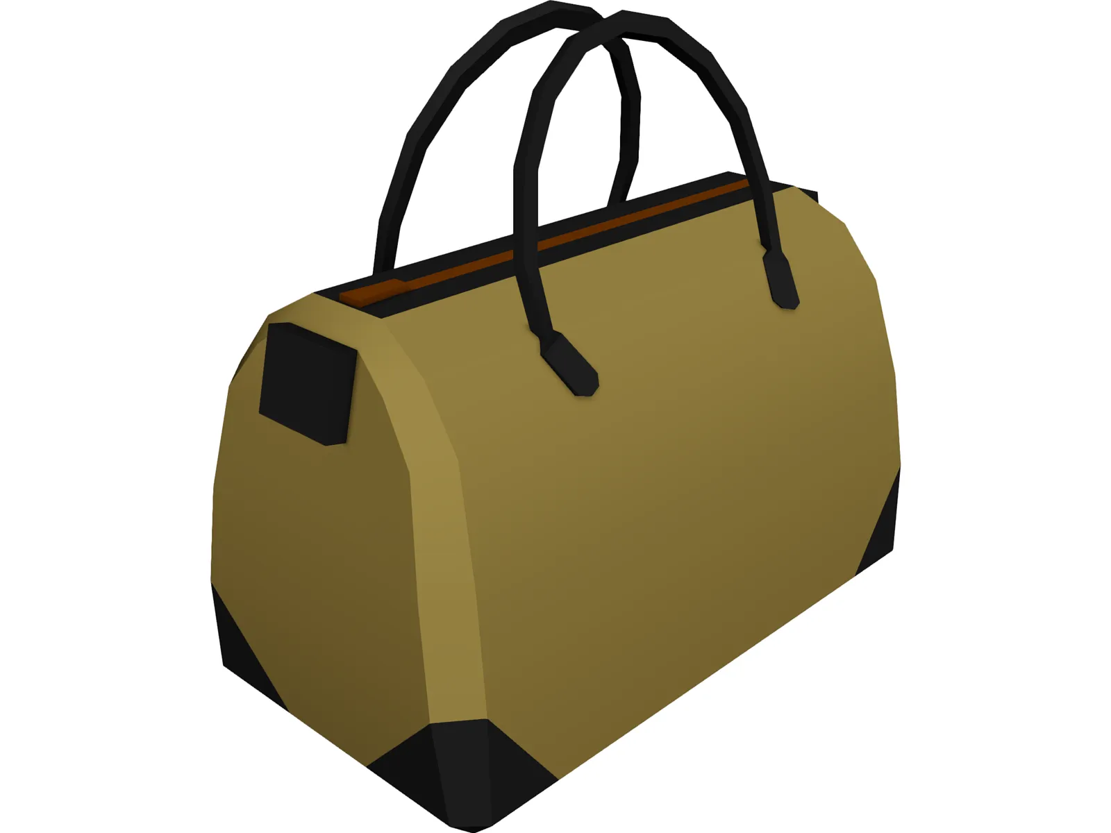 Duffel Sports Bag 3D Model main preview