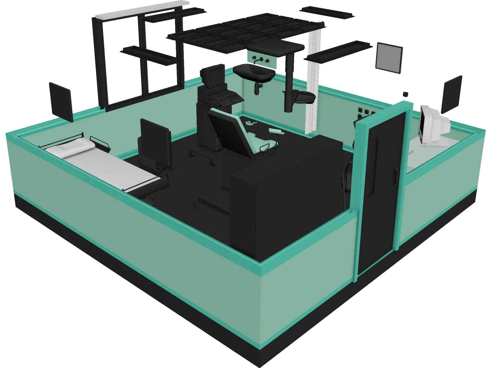Gynecology Office 3D Model main preview