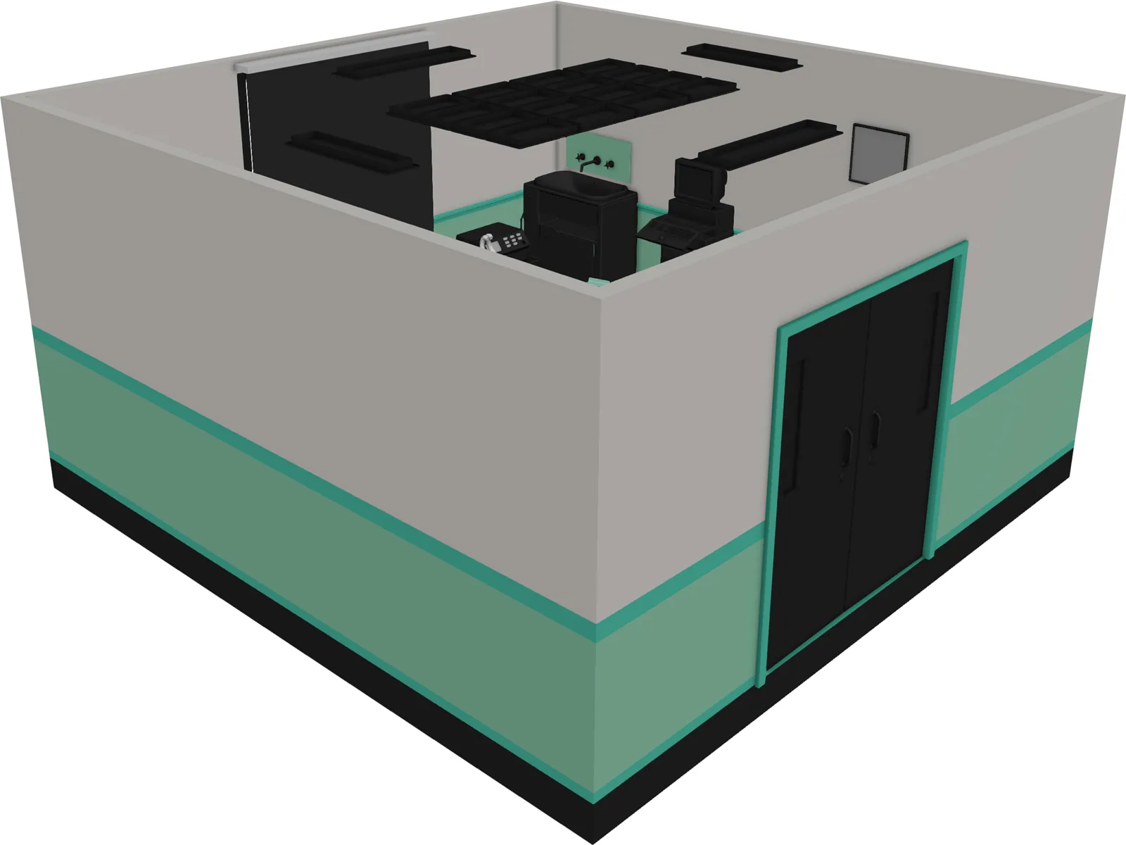 Examination Room 3D Model main preview