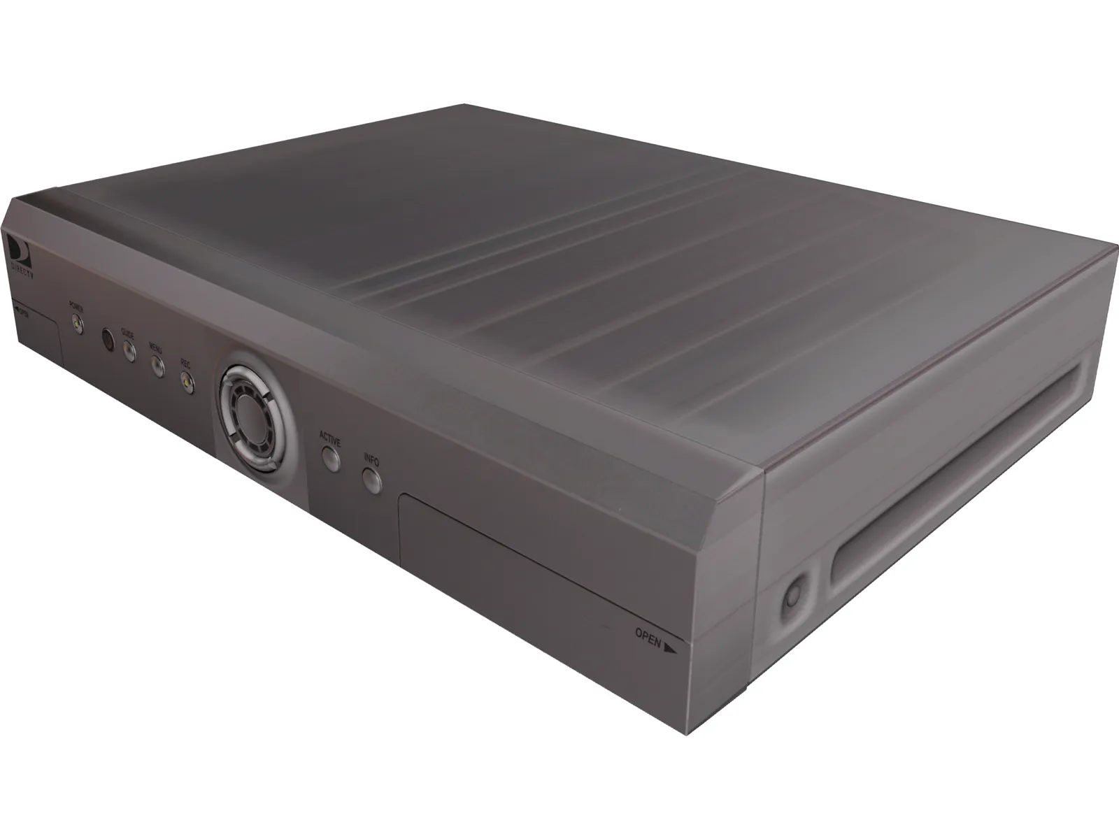 DirecTV Cable Box 3D Model main preview