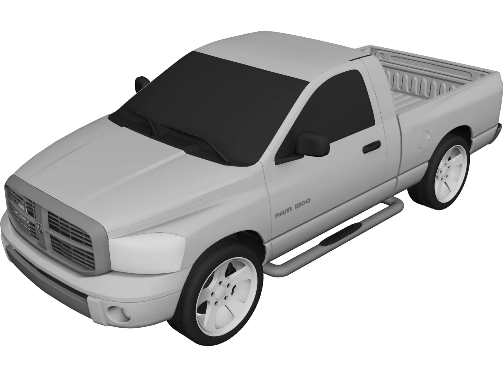 Dodge Ram 1500 3D Model main preview