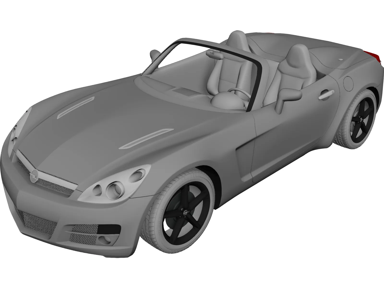 Opel GT (2007) 3D Model main preview