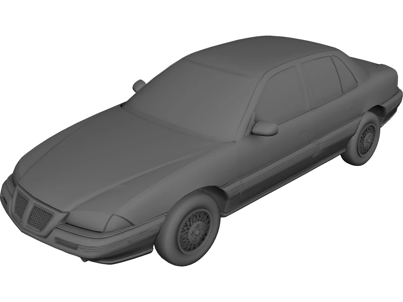 Pontiac Grand Am (1994) 3D Model main preview