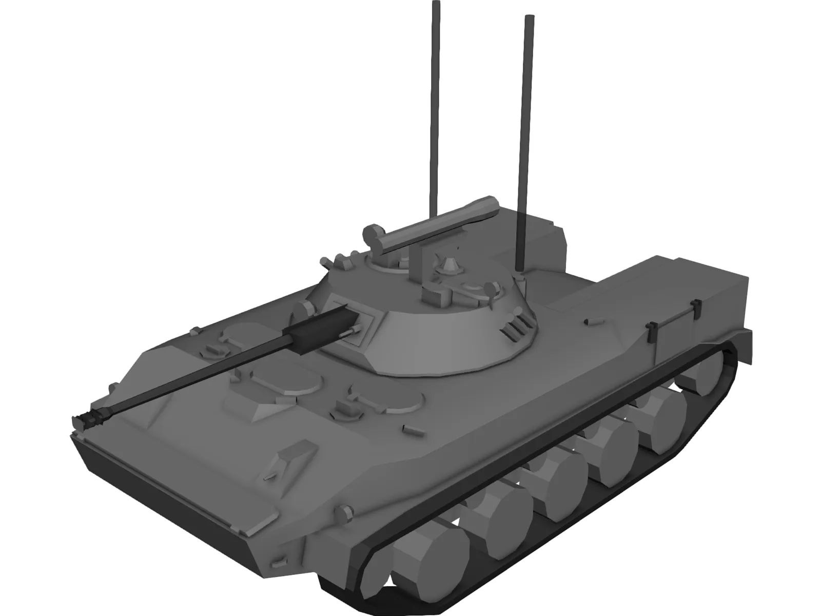 BMD-3 Airborne IFV 3D Model main preview