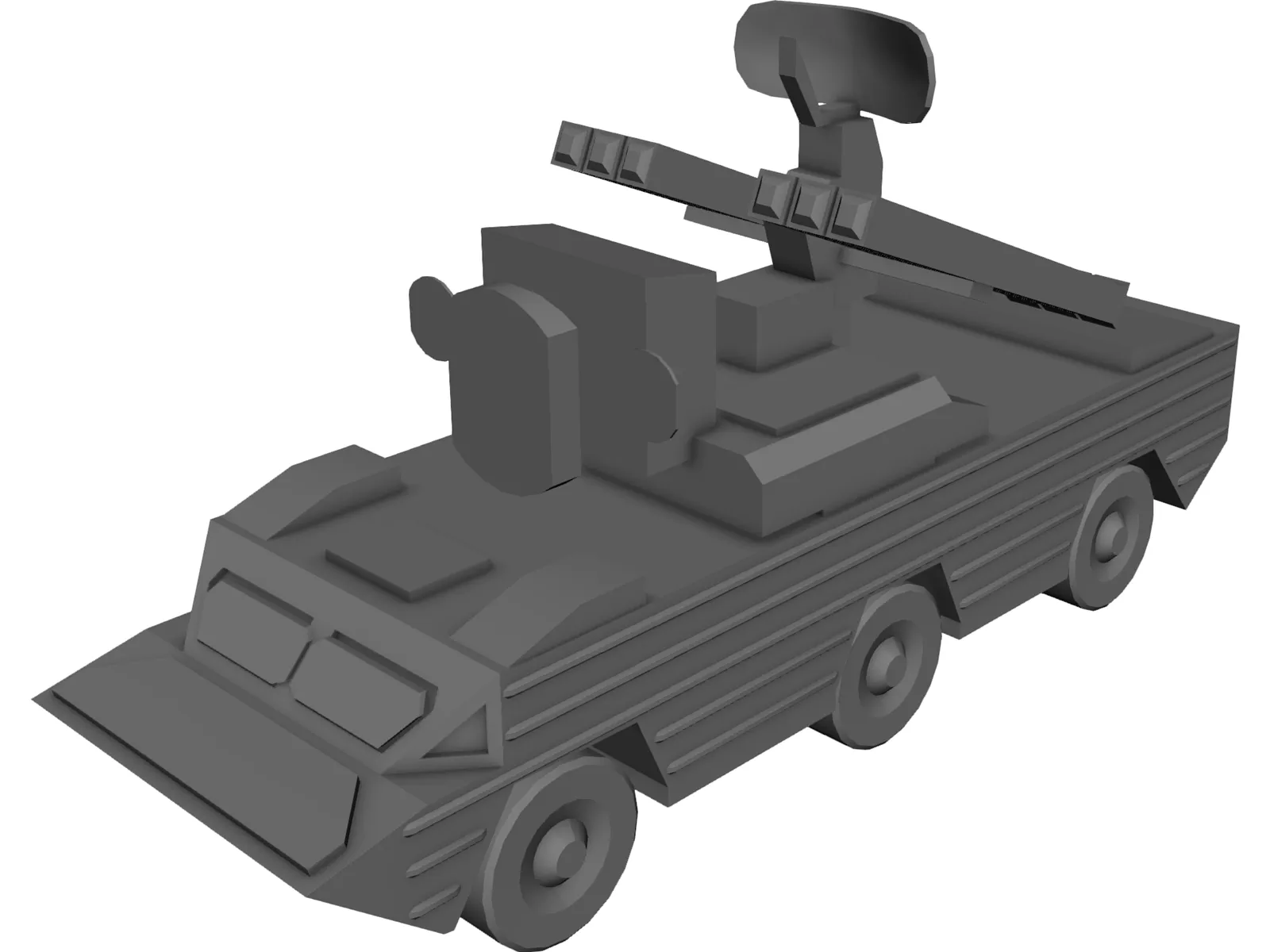 SA-8 SAM 3D Model main preview