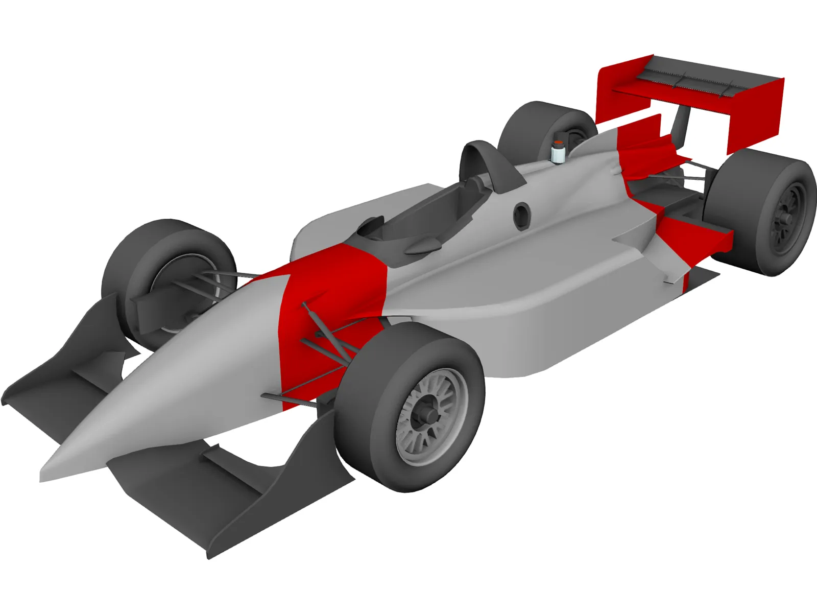 Indy Car 3D Model main preview