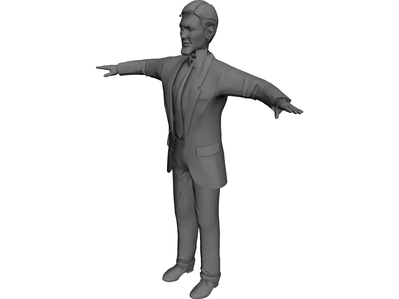 Man 3D Model main preview
