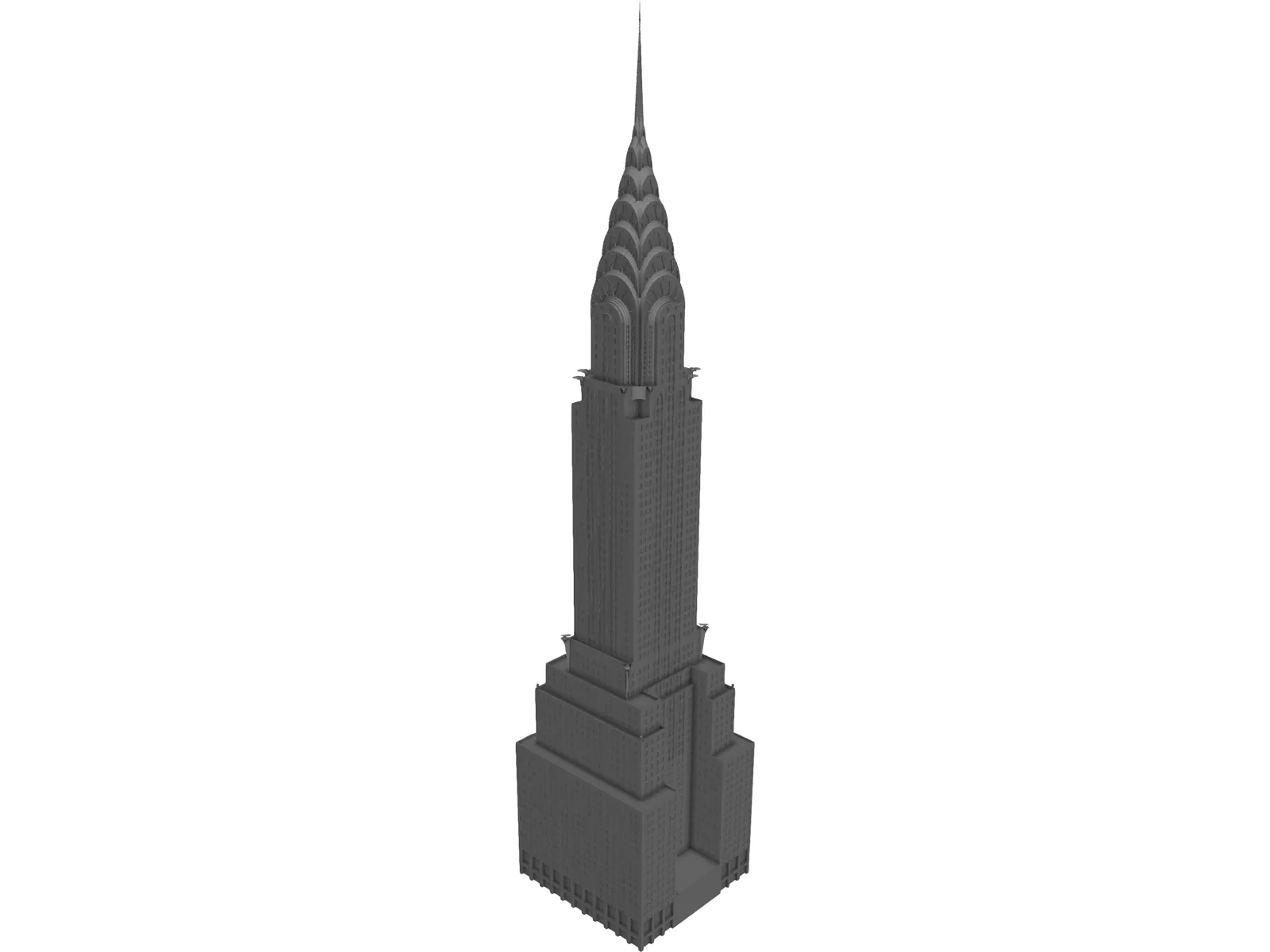 Chrysler Building 3D Model main preview