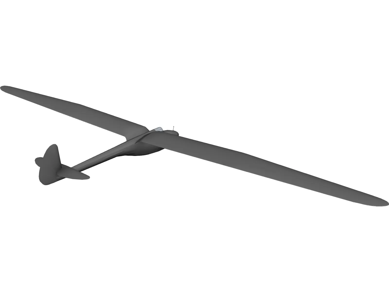 Klein Glider 3D Model main preview