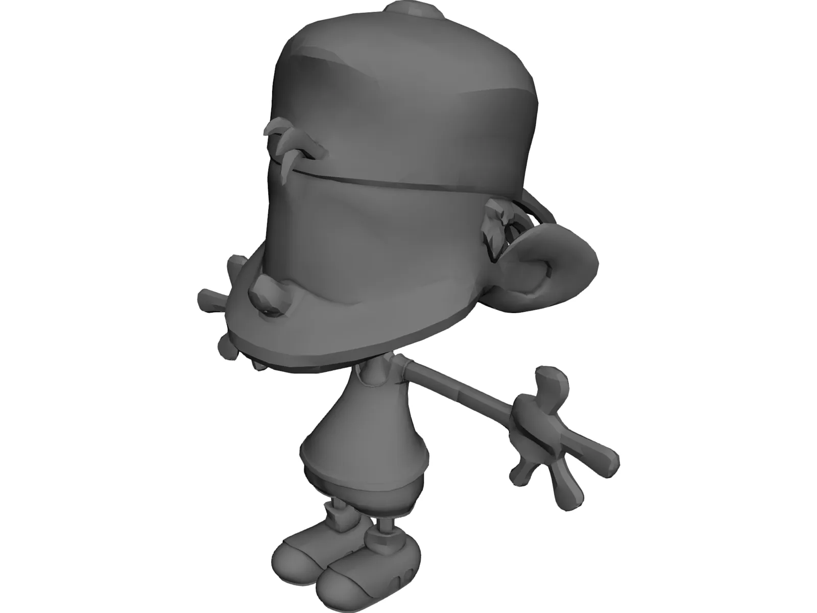 Kid Paddle 3D Model main preview