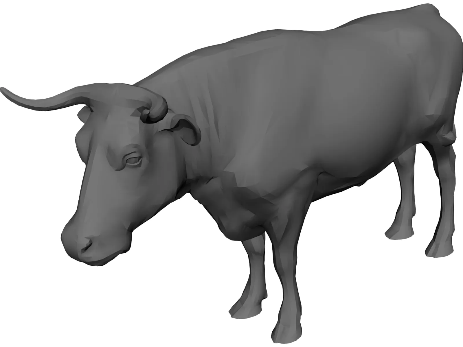 Ox 3D Model main preview