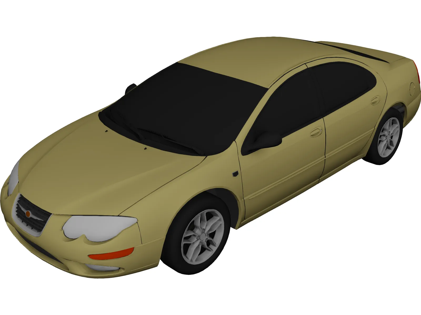 Chrysler 300M (1998) 3D Model main preview
