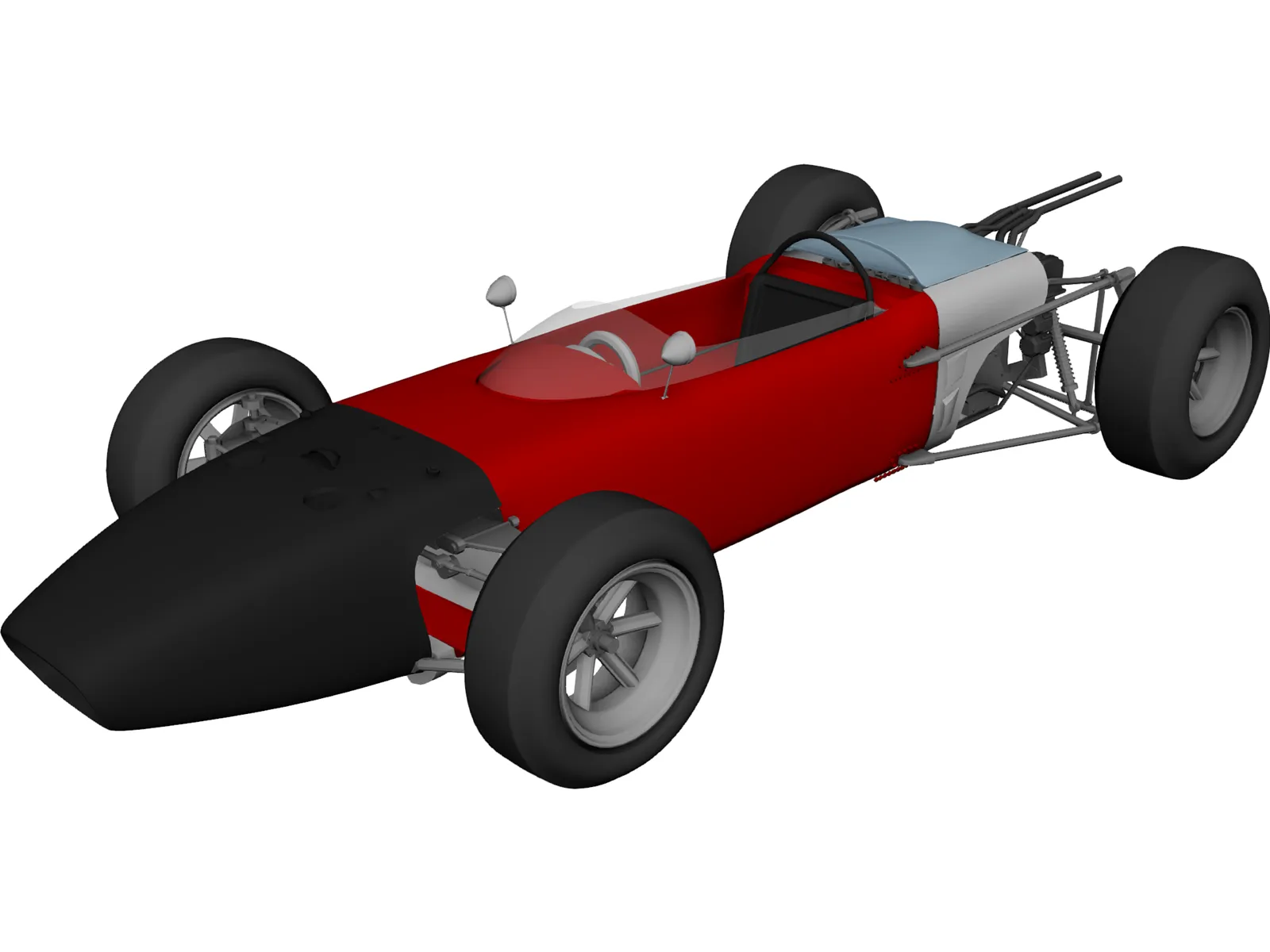 Honda ra272 3D Model main preview