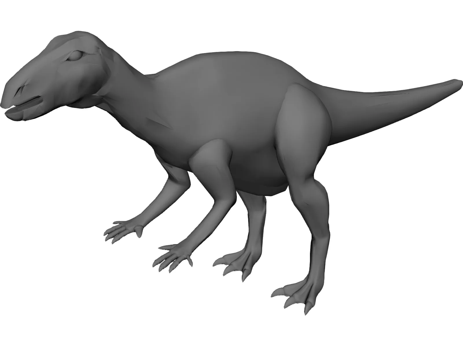 Iguanadon 3D Model main preview
