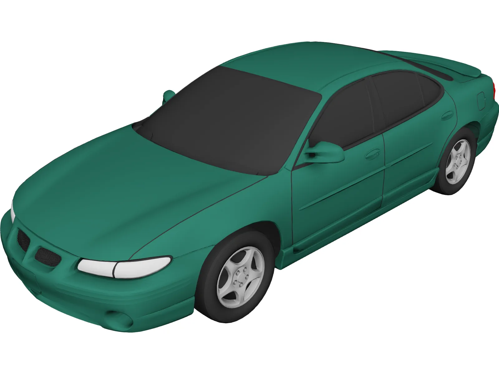 Pontiac Grand Prix (1997) 3D Model main preview