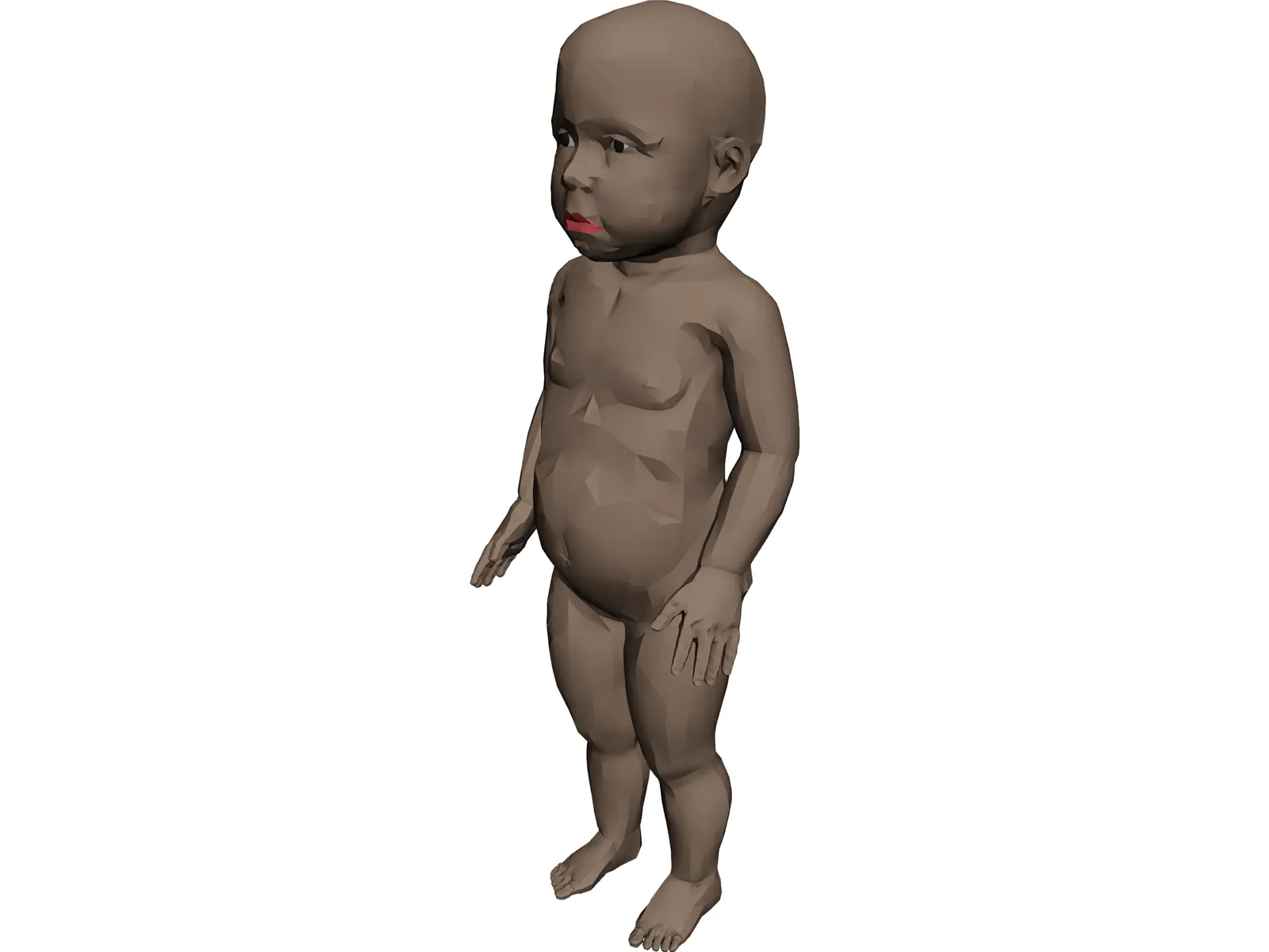 Infant 3D Model main preview