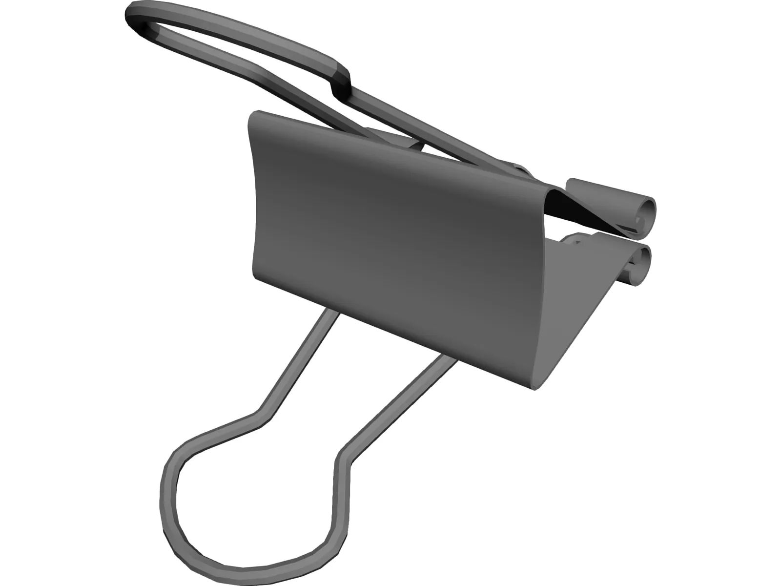 Paper Clip 3D Model main preview