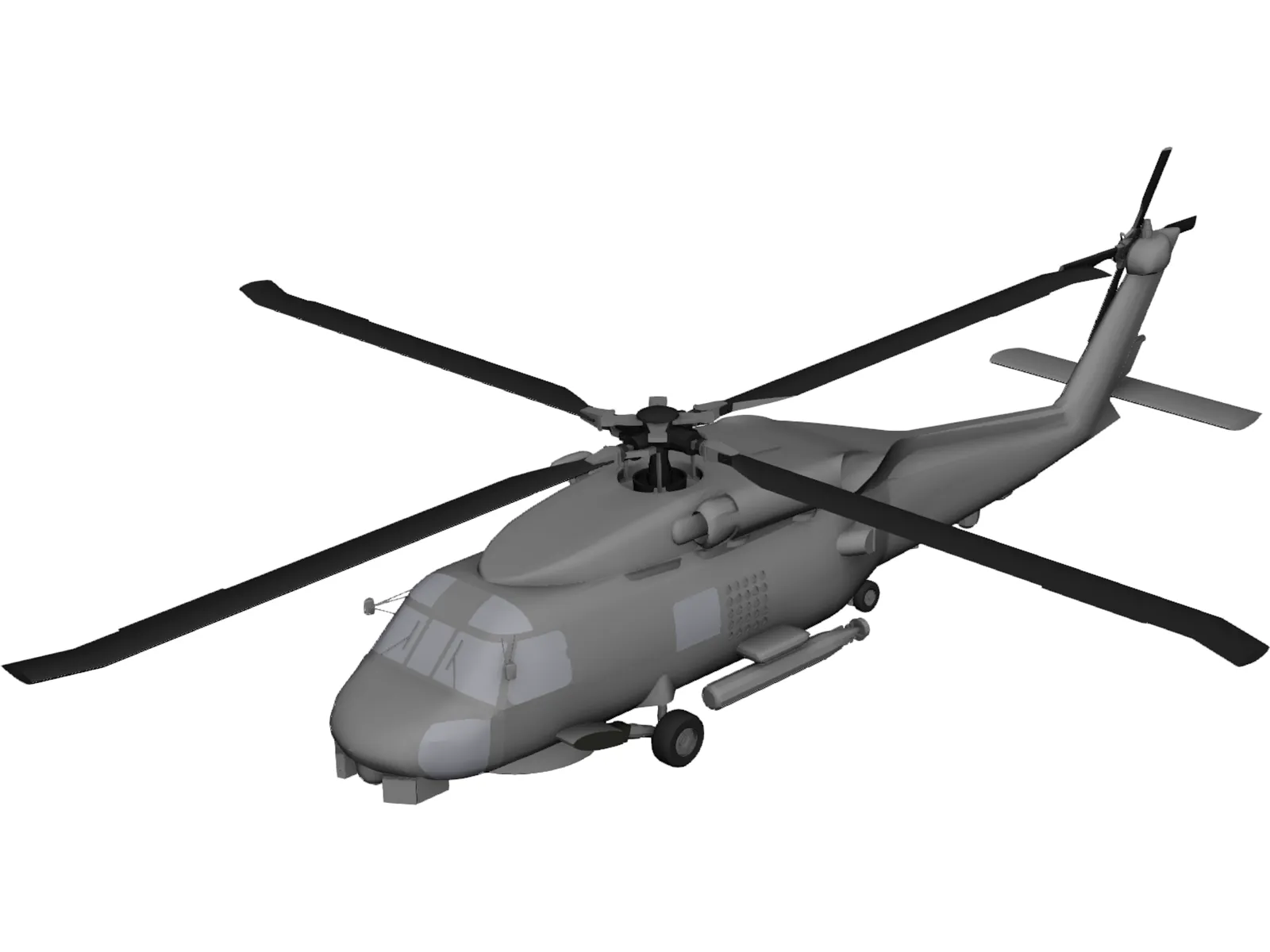 Sikorsky SH-60B Seahawk 3D Model main preview