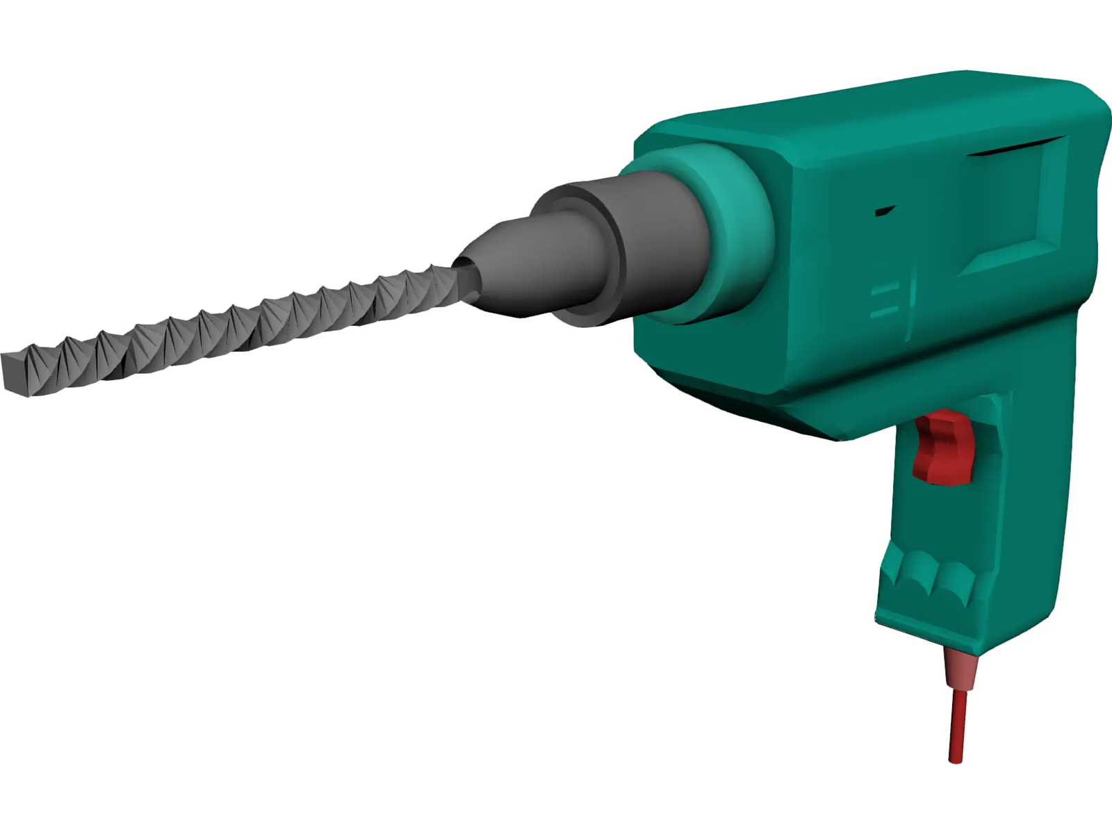Drill 3D Model main preview