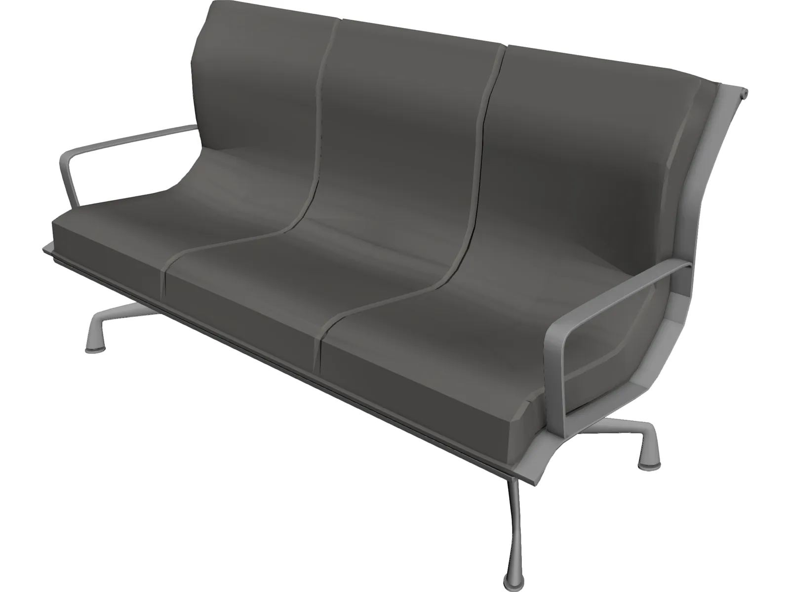 Sofa Lobby 3D Model main preview