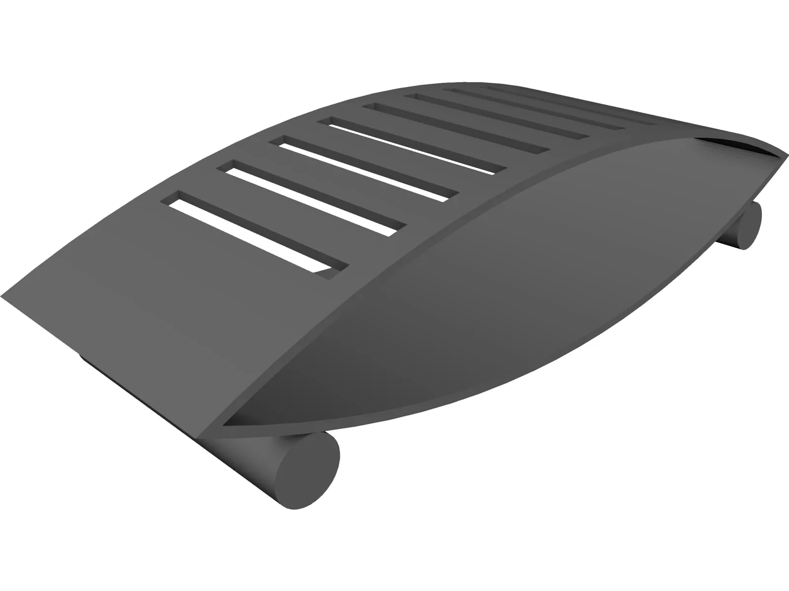CD Rack 3D Model main preview