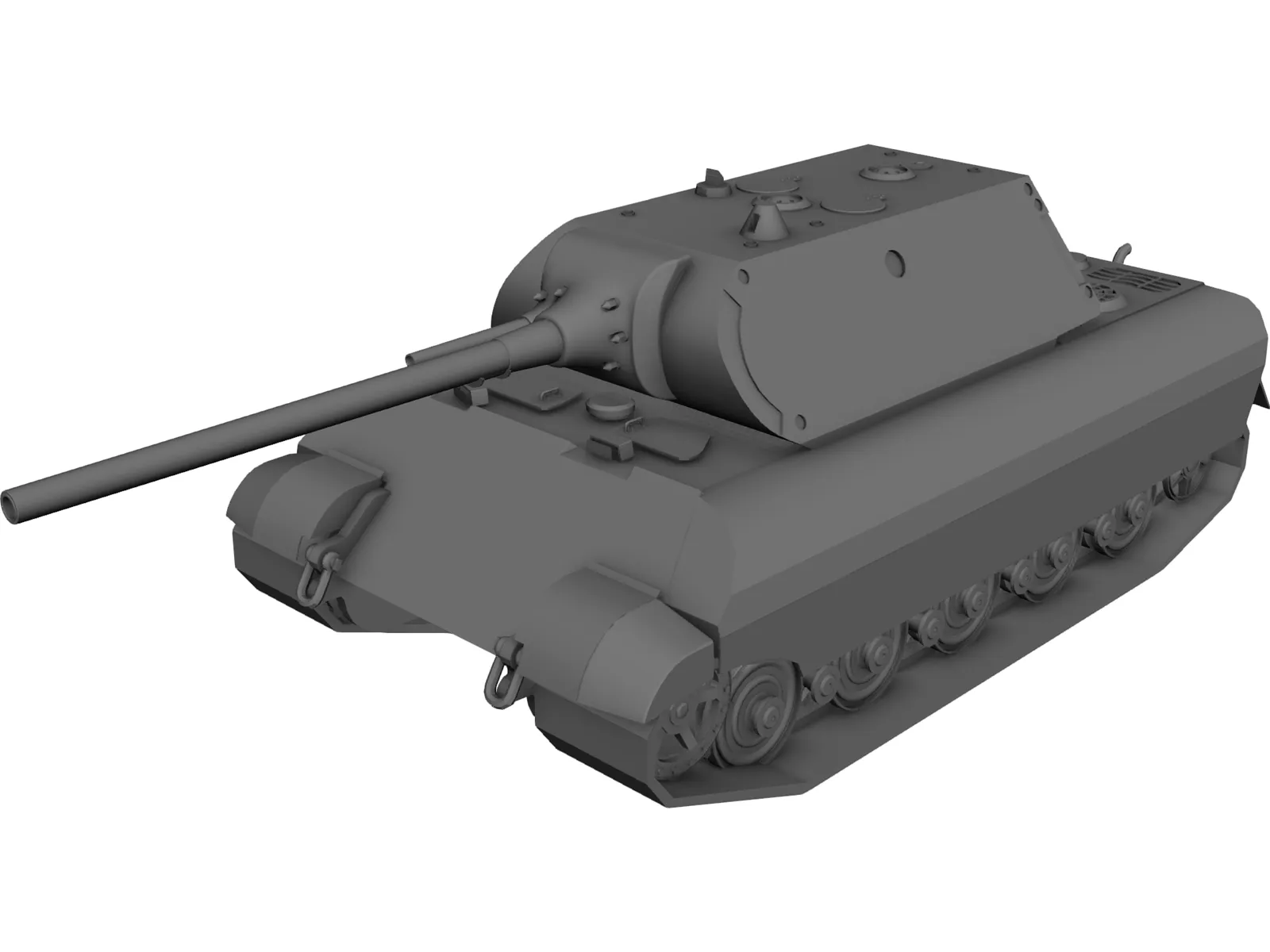 E-100 3D Model main preview