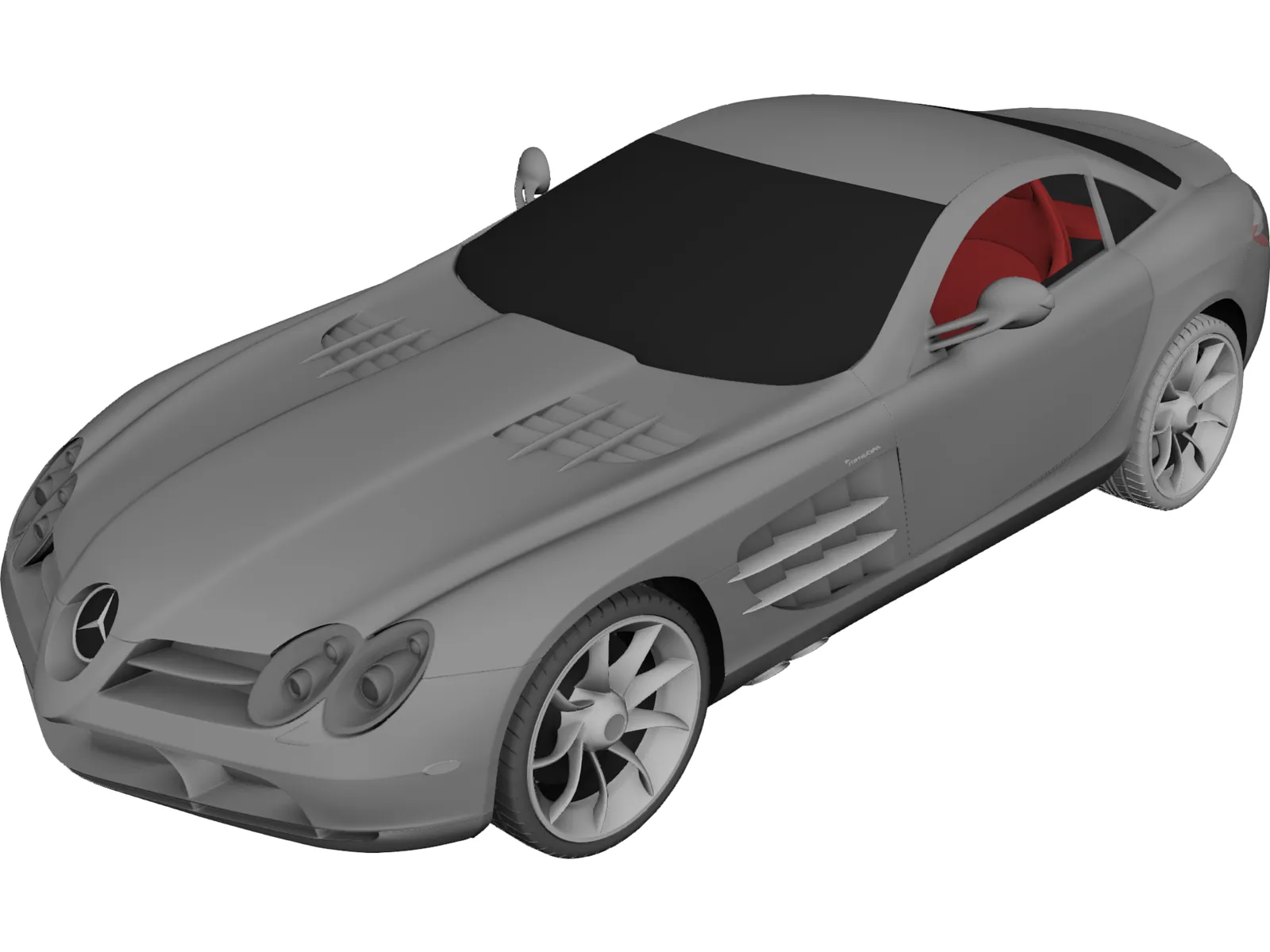 Mercedes-Benz SLR McLaren 3D Model main preview