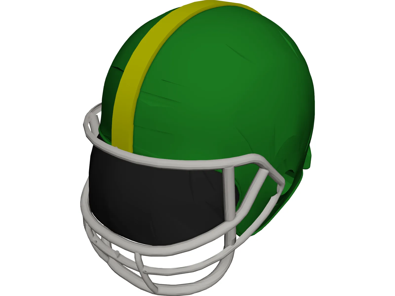 Football Helmet 3D Model main preview
