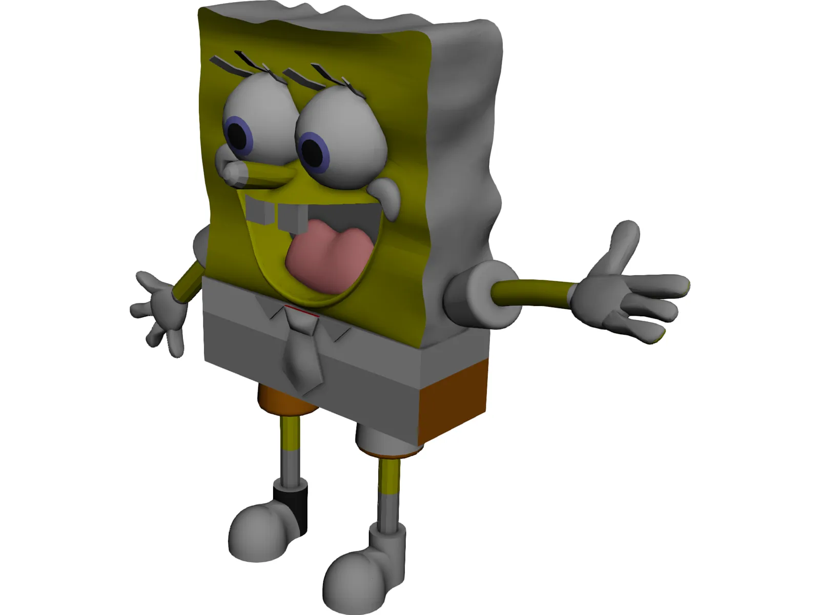 Sponge Bob 3D Model main preview