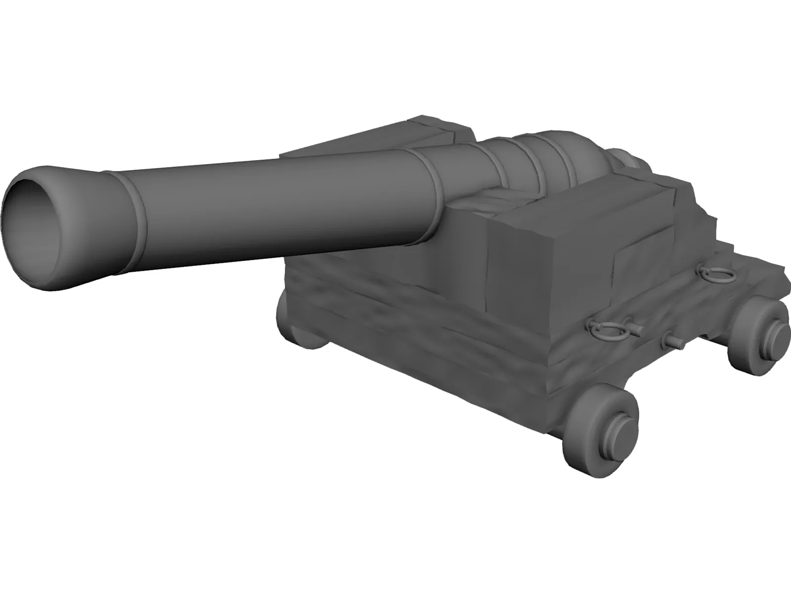 Cannon 3D Model main preview