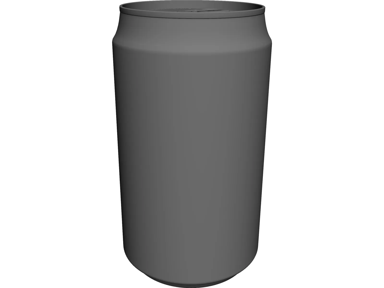 Can Aluminum 3D Model main preview