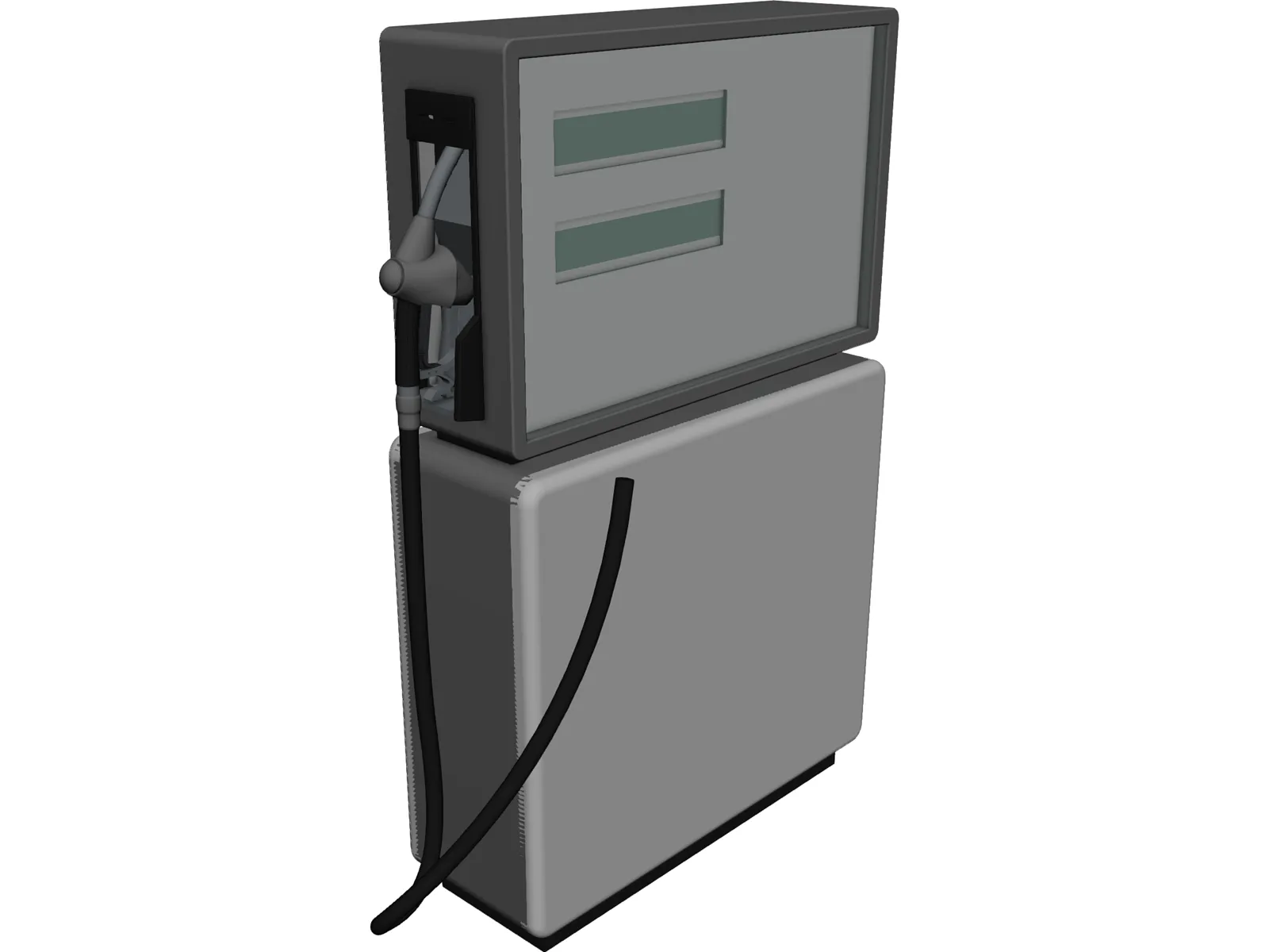 Petrol Pump Bowser 3D Model main preview