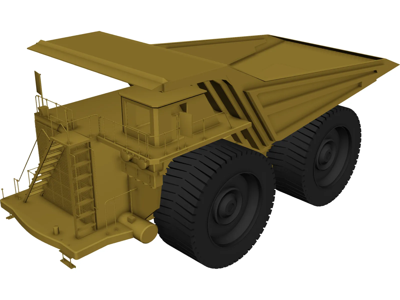Mining Truck 3D Model main preview