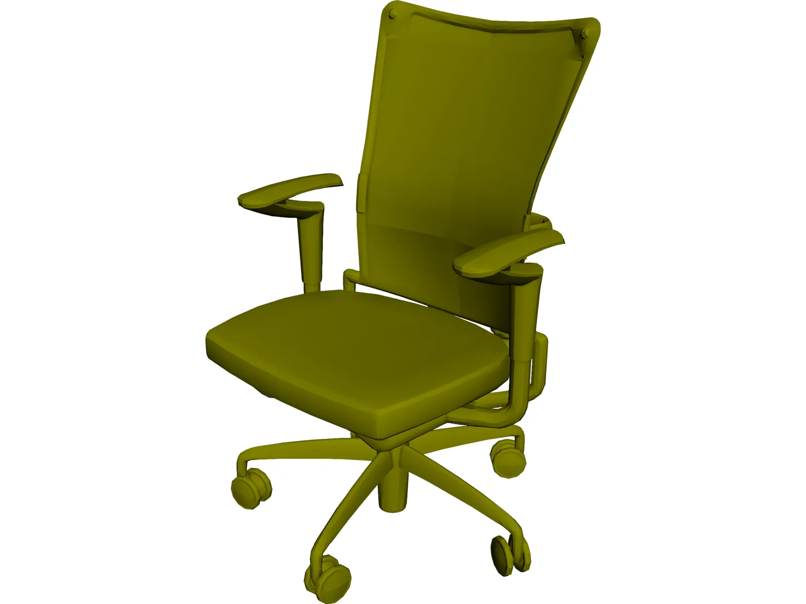Allsteel Chair 1 3D Model main preview
